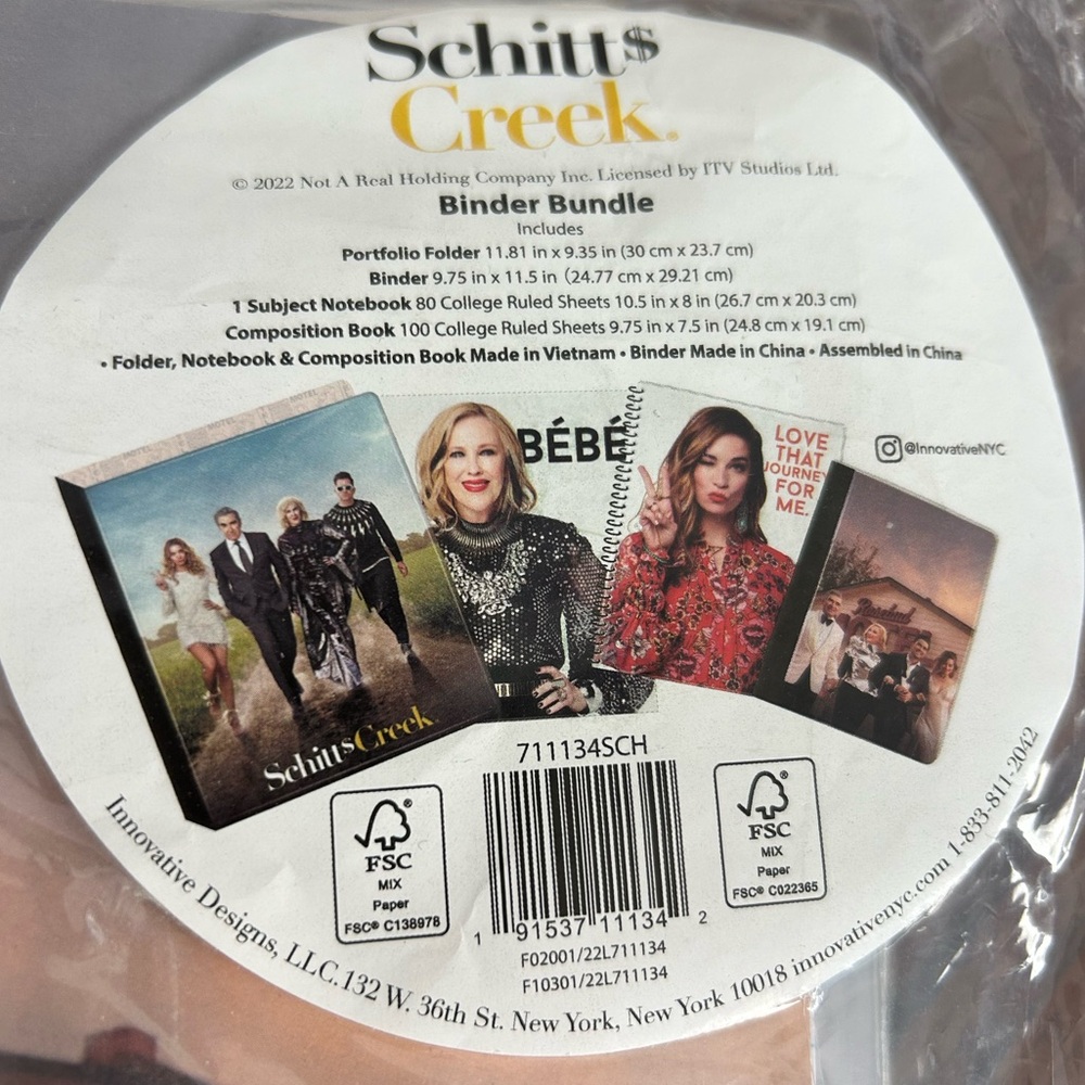Schitt's Creek Binder Bundle
